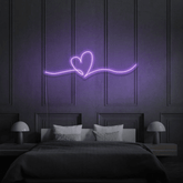Customized neon light with love logo - Love Symbol Neon Sign - BBD GIFTS